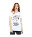 Disney Womens/Ladies Frozen Elsa Sketch Cotton Boyfriend T-Shirt (Blanc) - UTBI24667-2