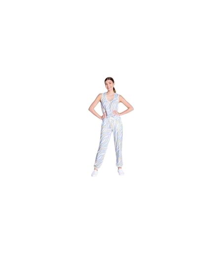 Pantalon De Jogging Motif/style Imprimé Tigre Femme Bleu Clair PJ Salvage