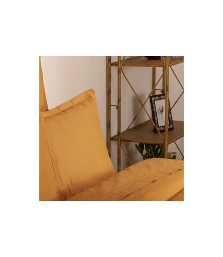 Taie d'Oreiller Intérieur 63x63cm Jaune Cumin