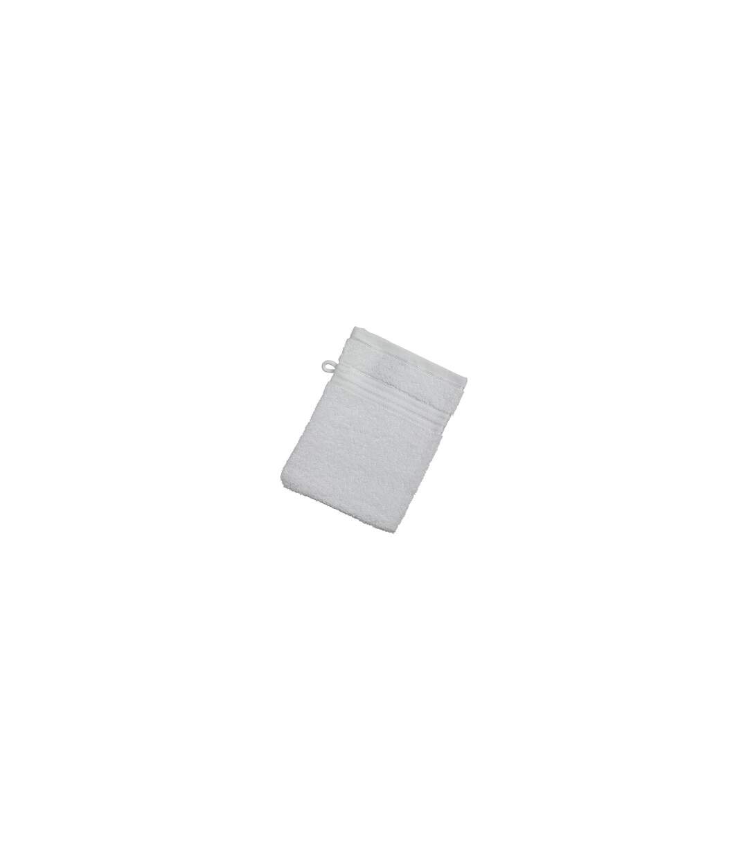 Lot 10 Gants de toilette - éponge - MB425 - blanc-1