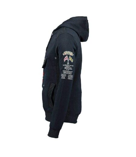 Mens Gymclass Db Hoodie Navy Blue Geographical Norway