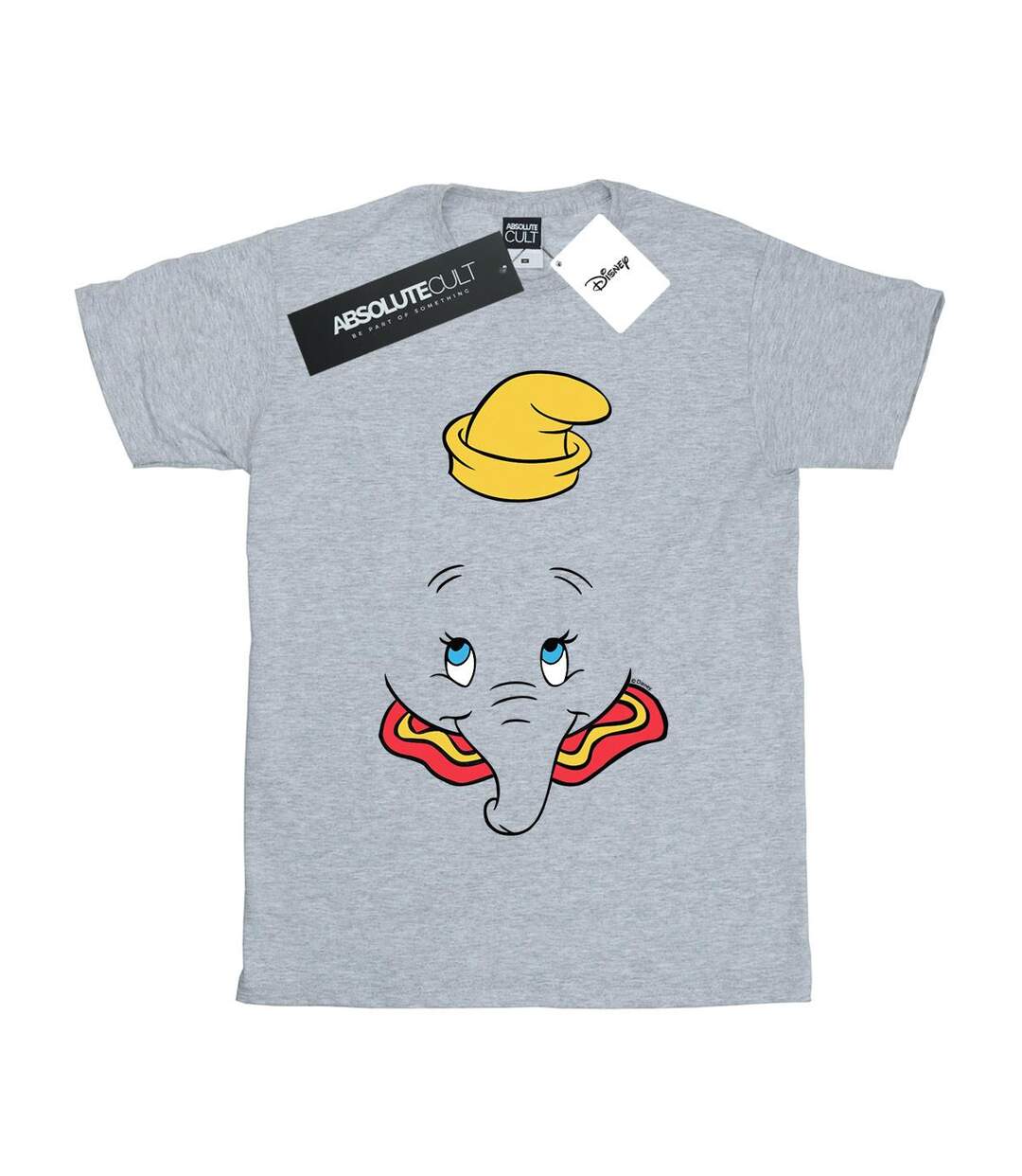 Disney - T-shirt DUMBO FACE - Femme (Gris chiné) - UTBI18135-1