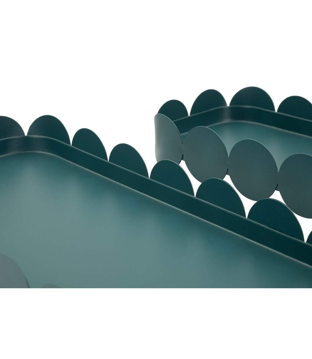 Lot de 2 Plateaux Déco Saturn 40cm Bleu-4