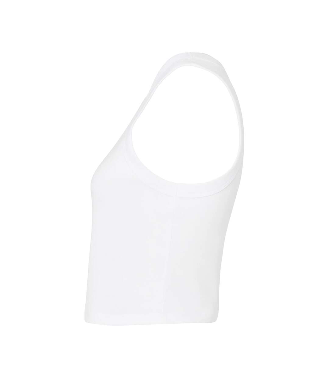 Débardeur Femme Blanc Uni Bella + Canvas-3