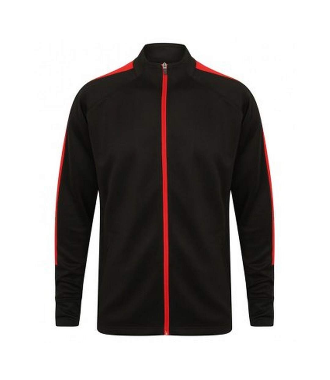 Veste tricoté homme noir / rouge Finden And Hales-1