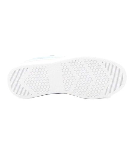 Baskets Motif/style Sportif Nole Femme Blanc Bleu Ciel Délavé Ellesse