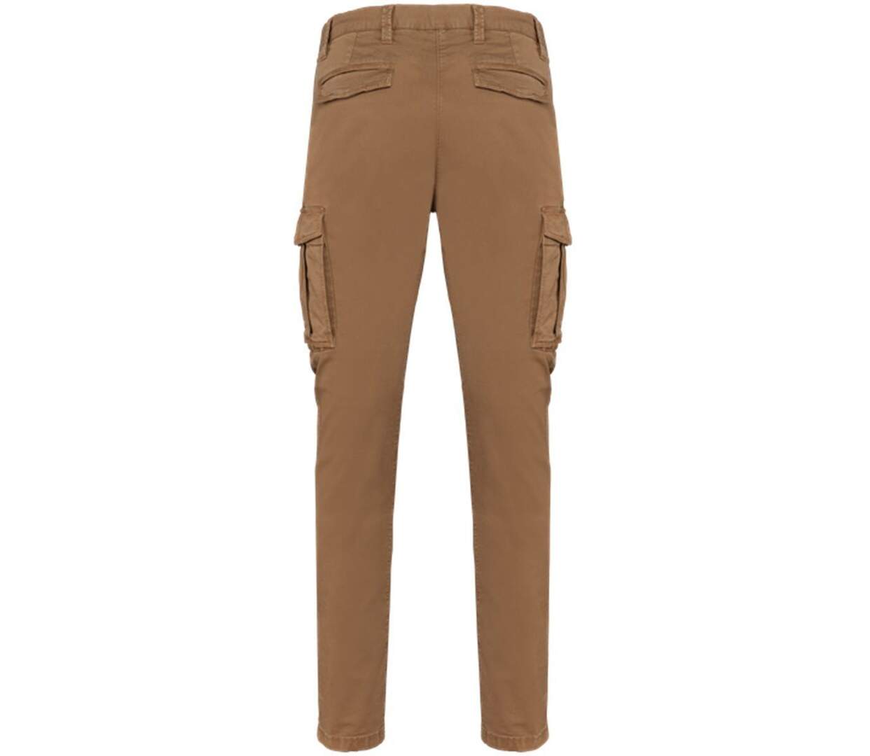 Pantalon cargo délavé écoresponsable - Homme - PAT740 - beige camel-3