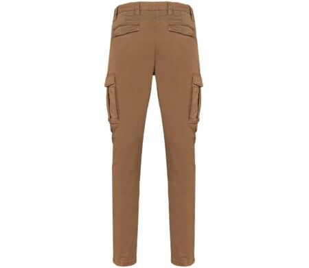 Pantalon cargo délavé écoresponsable - Homme - PAT740 - beige camel