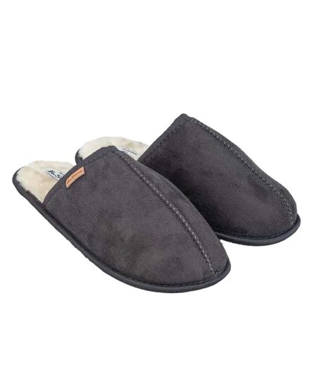 Chaussons mules country club homme gris Ben Sherman