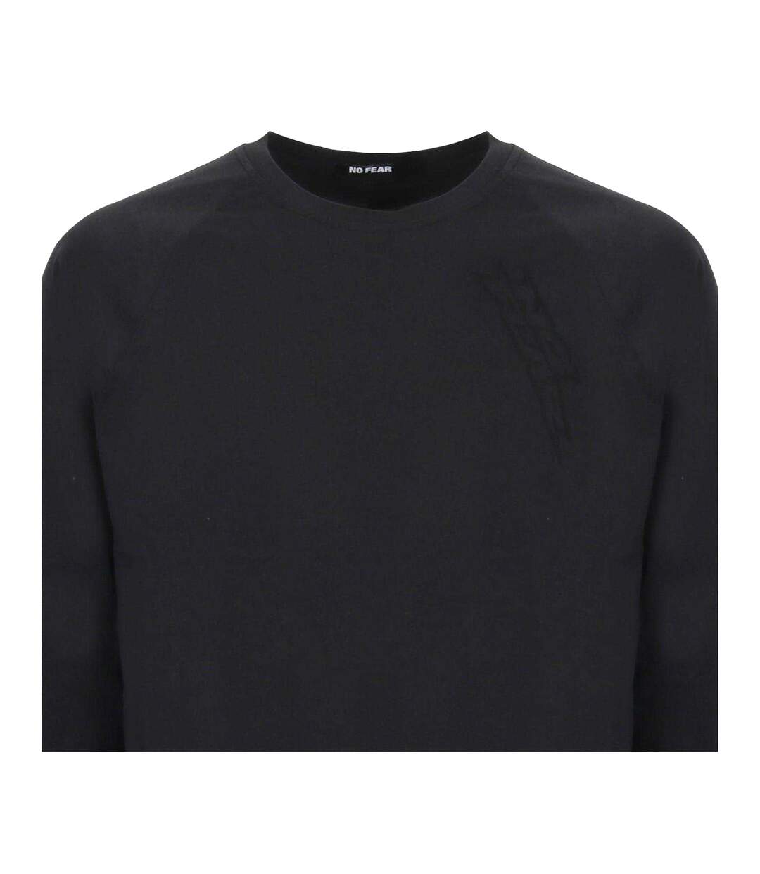 T-shirt Manches Longues Raglan Motif/style Logo Homme Noir No Fear-3