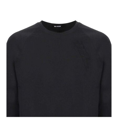 T-shirt Manches Longues Raglan Motif/style Logo Homme Noir No Fear