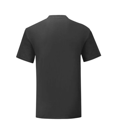 T-shirt manches courtes iconic homme noir Fruit of the Loom Fruit of the Loom