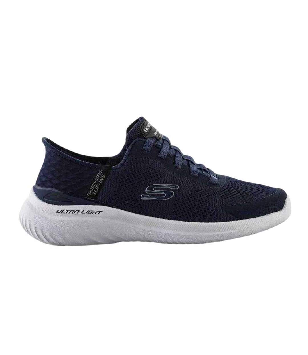 Mens Bounder 2.0 Emerged Sport Shoes Navy Blue Skechers-1