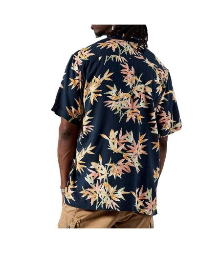 Chemise manches courtes marine/orange homme kaporal royale - m