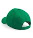 Casquette baseball adulte unisexe vert bouteille Beechfield