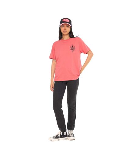 T-shirt femme col rond avec imprimé devant et dos Sacré Coeur Vondutch