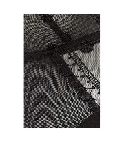 Gorgeous Womens/Ladies Embroidered Lingerie (Black) - UTDH5659