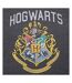 T-shirt Motif/style Emblèmes Des Maisons Hogwarts Homme Anthracite Harry Potter-2