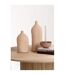Vase Poterie Bouteille Enya 40cm Beige-5