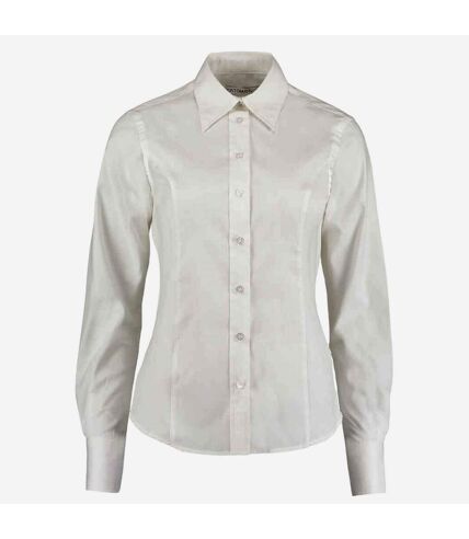 Blouse corporate femme blanc Kustom Kit