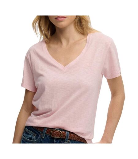 T-Shirt rose pale femme superdry studioss