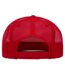 Flexfit By Yupoong Foam Trucker Cap With White Front (Red/White/Black) - UTRW7571