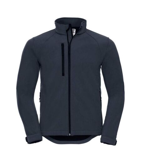 Veste Softshell Résistante À L'eau Et Au Vent Pour Hommes Bleu Marine Russell