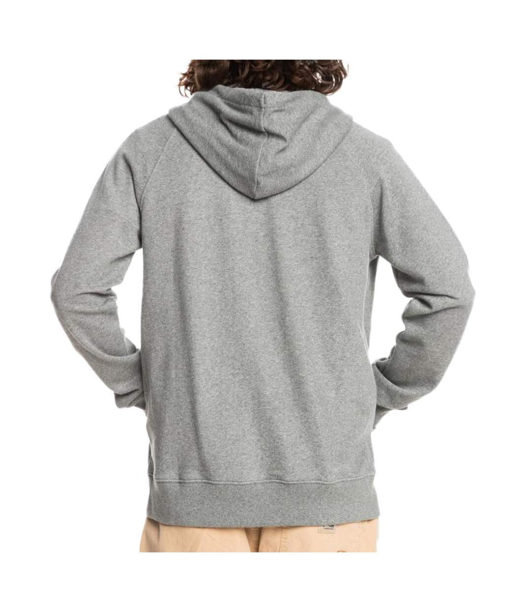 Sweat zippée grise homme quiksilver essentials - m-2