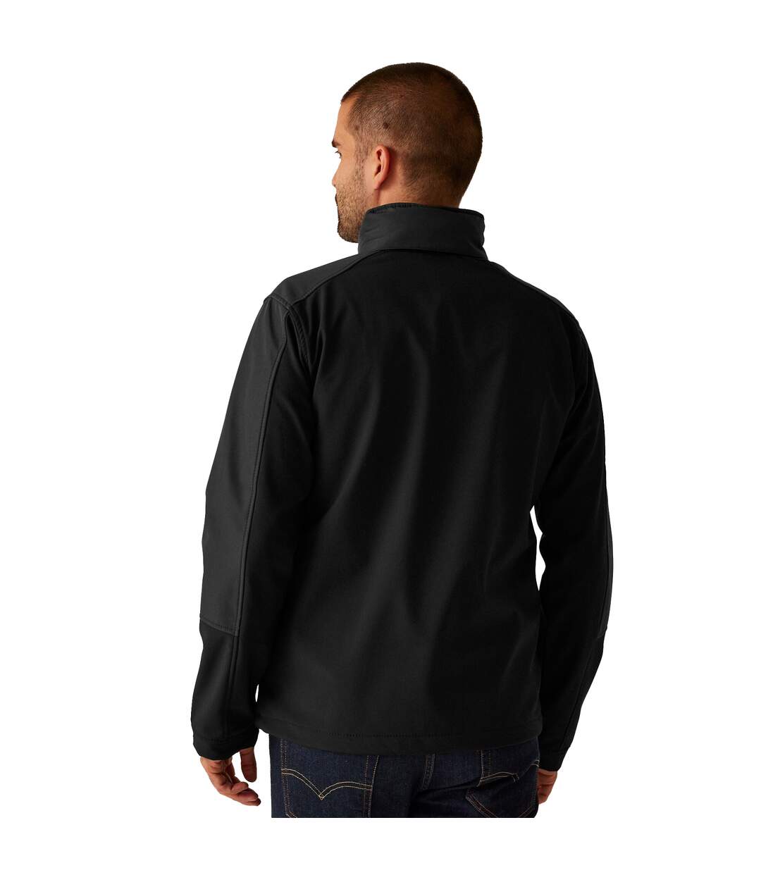 Regatta Mens Hydroforce 3-layer Membrane Waterproof Breathable Softshell Jackets (Black) - UTRG1629-4
