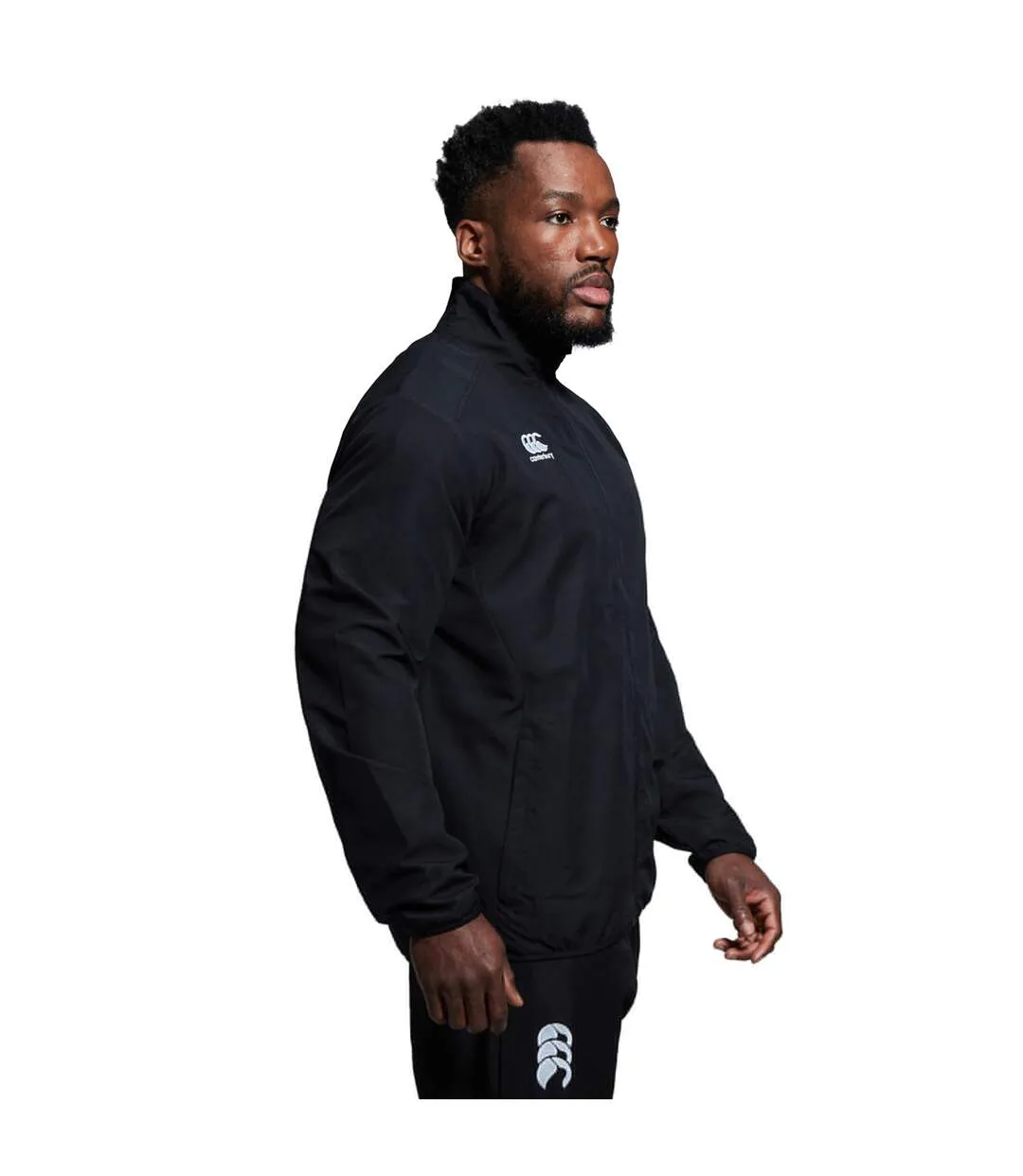 Mens Club Track Jacket Black Canterbury-4