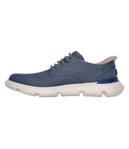 Mens garza clive slip-in trainers blue Skechers