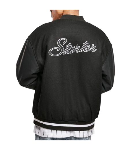 Blouson D´université Homme Noir Starter Black Label