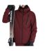 Manteaux bordeaux homme o'neill hammer-1
