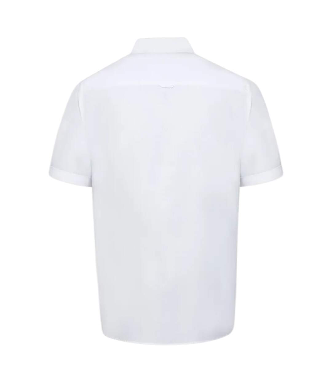 Mens James D555 Tall Short-sleeved Shirt White Duke-3