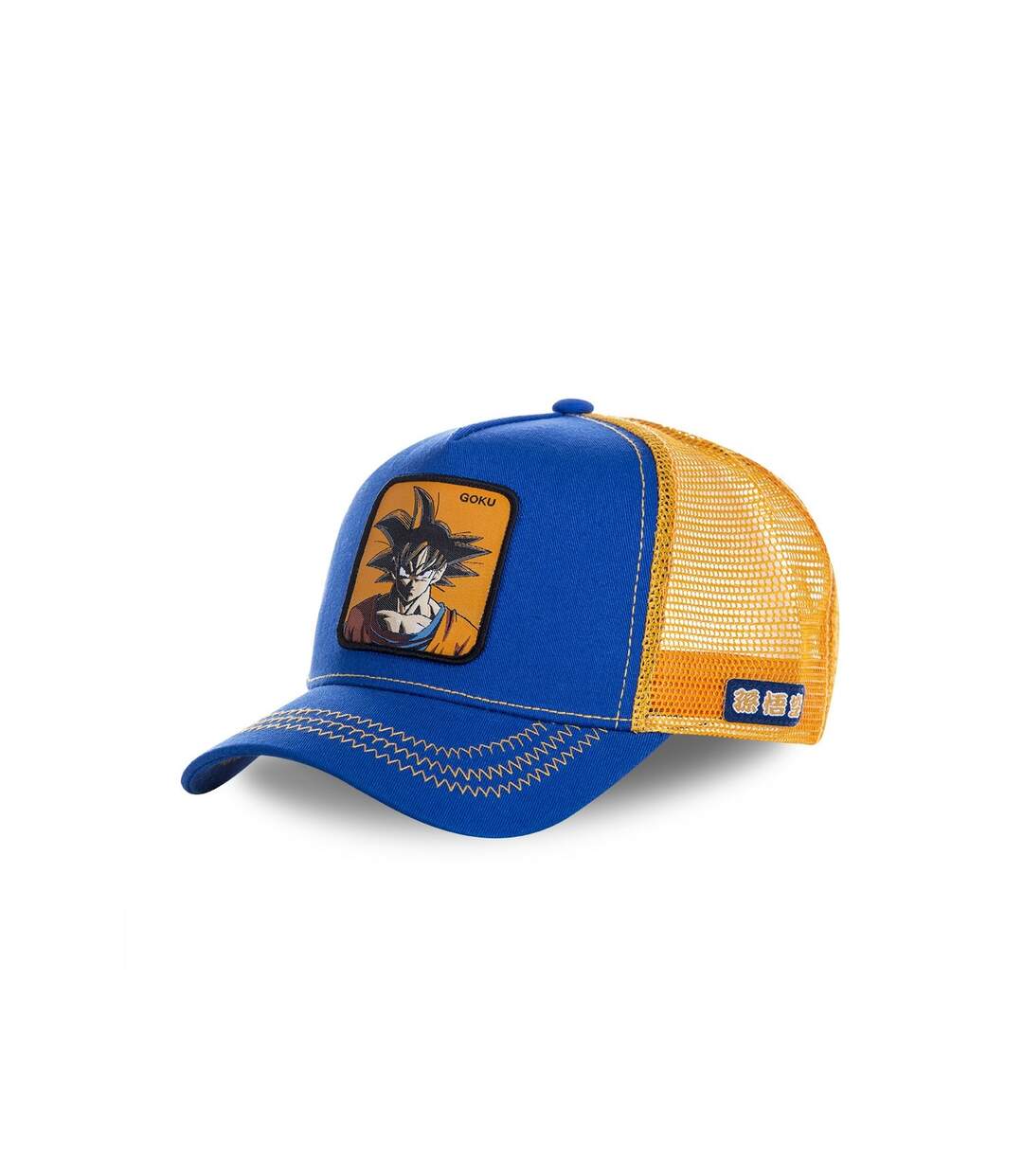 Casquette Dragon Ball Z Goku Bleu et Orange Capslab-1