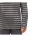 Men's long-sleeved STRIPED round neck pajamas KL130148