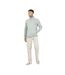 Mens Quarter Zip Sweatshirt Mineral Green Brave Soul-4