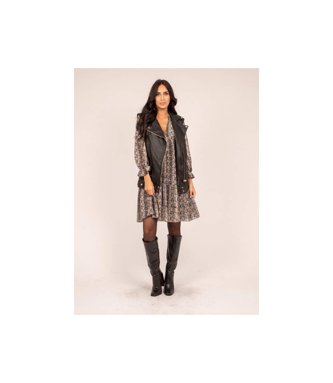 Veste sans manches similicuir URSA - Dona X Lisa-4