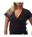 Haut Portefeuille Manches Courtes Femme Noir Levis-3