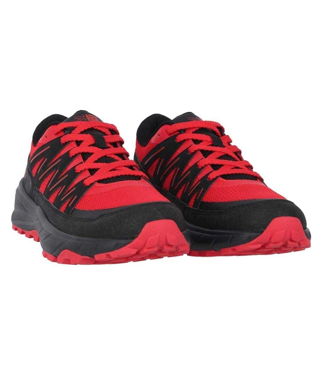 Mens Ortholite Trainers Red Black Karrimor-4