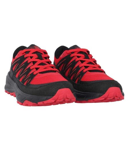 Mens Ortholite Trainers Red Black Karrimor