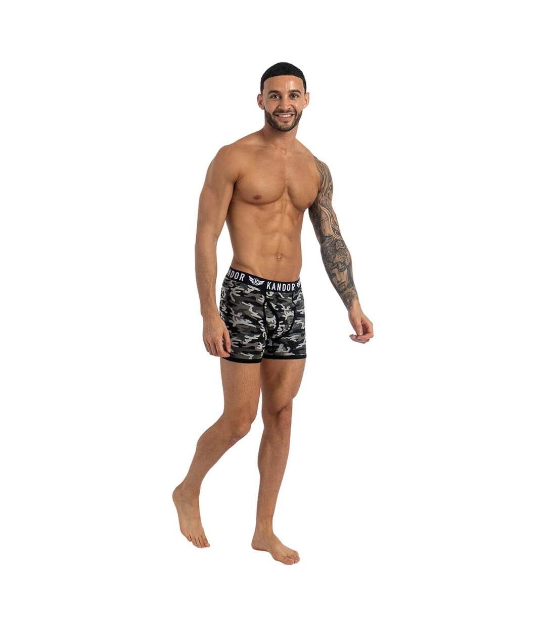 Boxers jeckers homme gris foncé Kandor