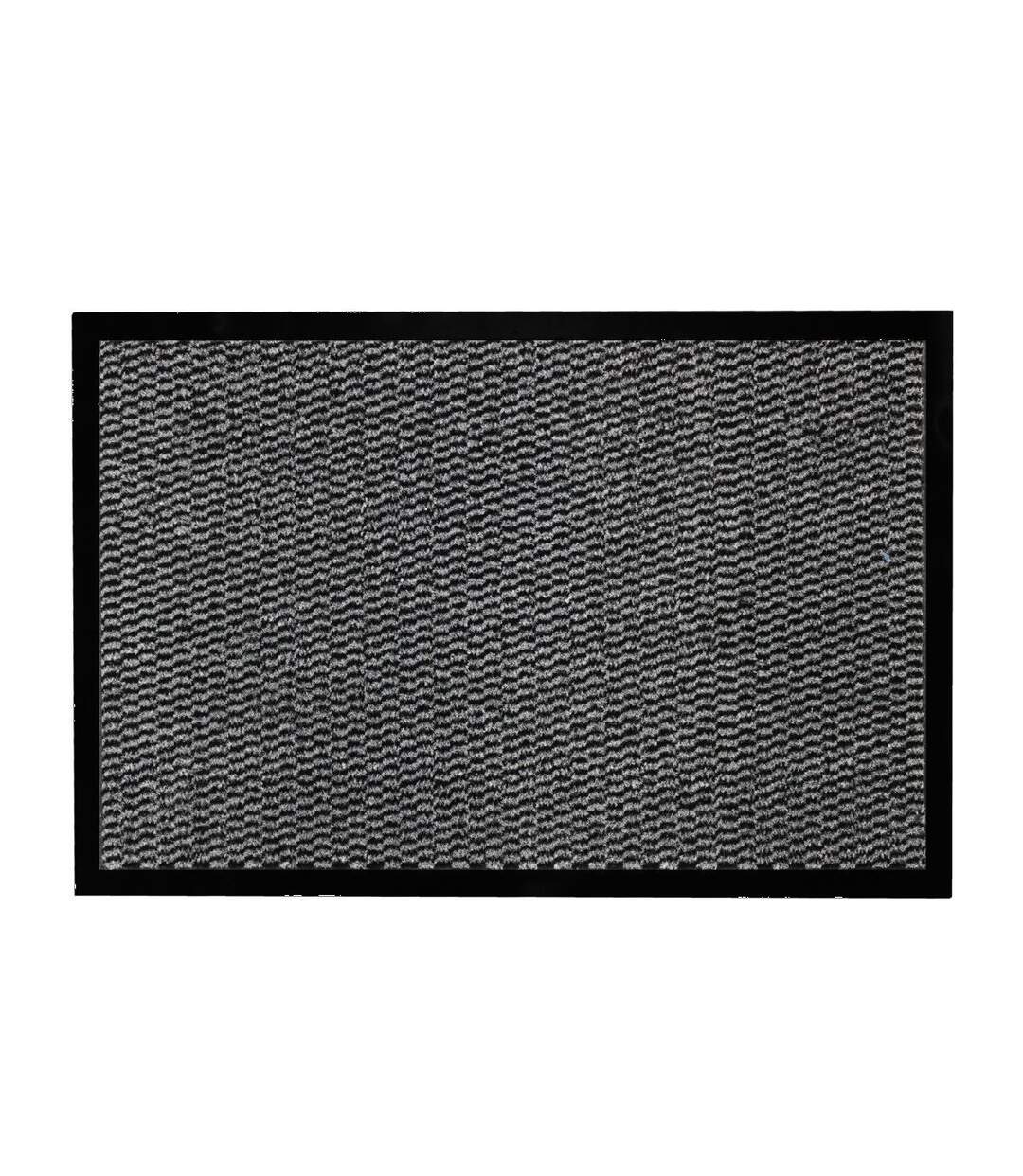 Tapis d'Entrée Anti-Poussière Julius 40x60cm Noir & Gris-1