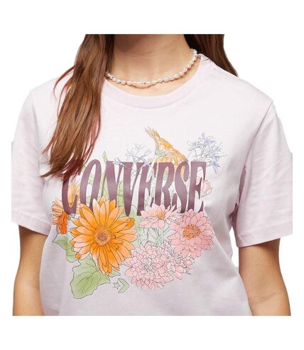 T-shirt Rose Femme Converse Desert Floral - S