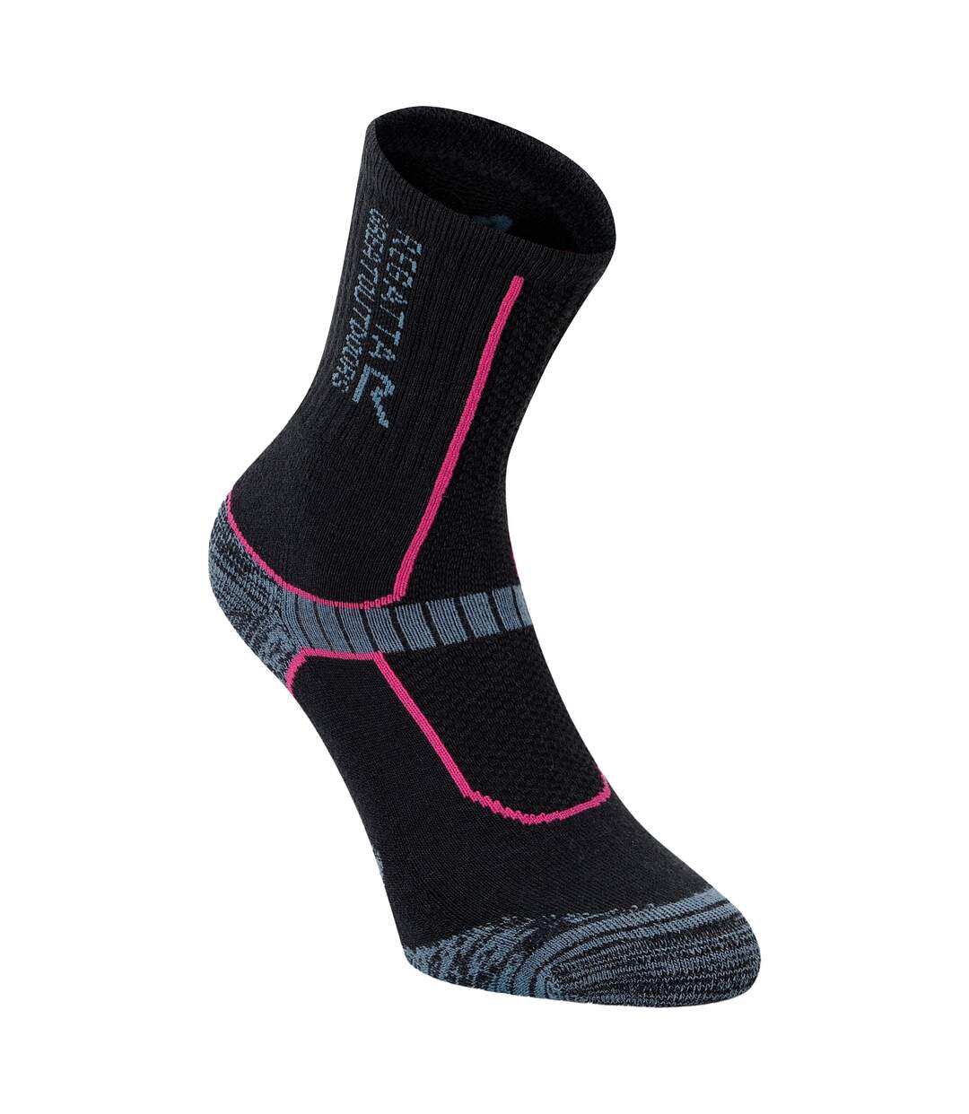 Chaussettes De Randonnée Femme Gris Phoque Bleu Orage Regatta-3