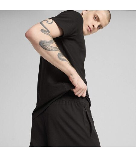 Mens Essential Woven Tracksuit Bottoms  Black Puma