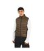 Doudoune Sans Manches Motif/style Chevron Homme Marron Brave Soul-2