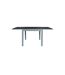 Table de Jardin Extensible Haria 80-160cm Gris-2