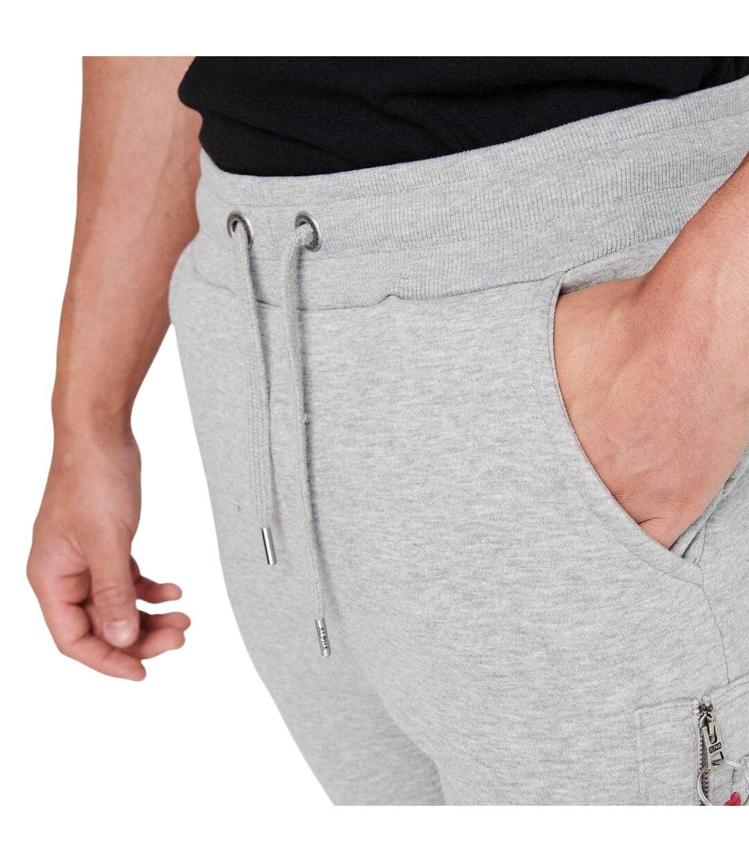 Mens Space  Joggers Grey Heather Heather NASA-3