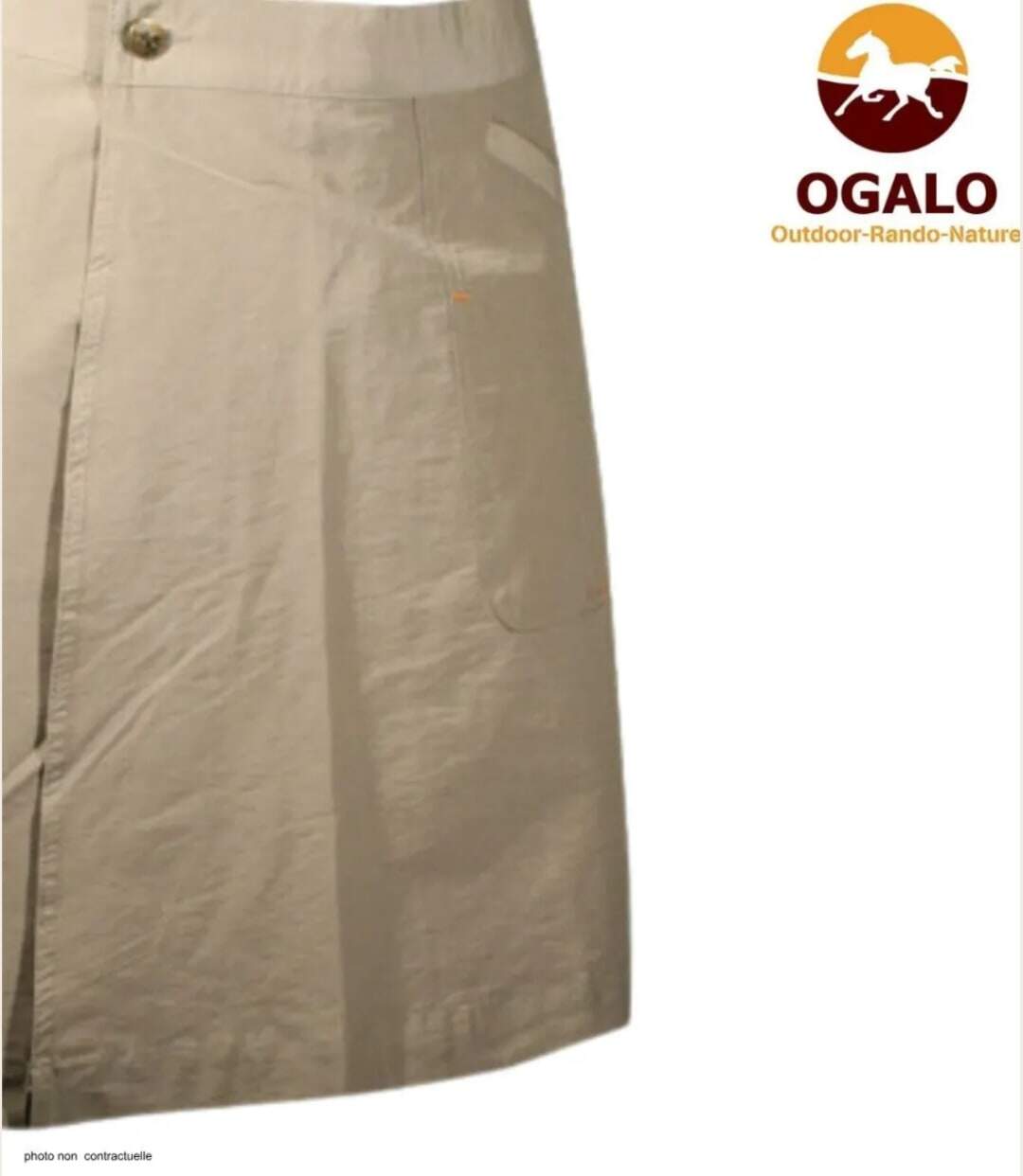 OGALO SE9047 - Jupe-short de randonnée pour femme : confort optimal et liberté de mouvement-4